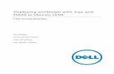 Deploying workloads with Juju and MAAS in Ubuntu - Linux on Dell