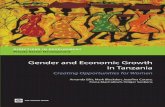 Gender and Economic Growth in Tanzania - World Bank eLibrary
