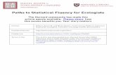 paths to statistical fluency for ecologists - DASH - Harvard University