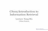 Introduction to Information Retrieval - UMass Boston Computer