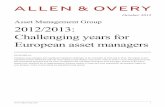 2012/2013: Challenging years for European asset - Allen & Overy