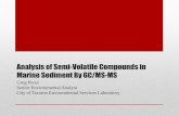 Analysis of Semi-Volatile Compounds in Marine Sediment By GC