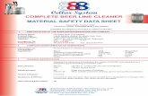 complete beer line cleaner material safety data sheet - Treo.com.au