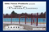 Elite Fence - Powder Coating - Elite Fence Products, Inc