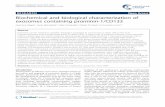 Biochemical and biological characterization of - Molecular Cancer