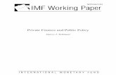 Private Finance and Public Policy -- Garry J. Schinasi -- July 1 - IMF