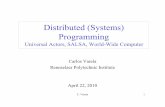 Distributed (Systems) Programming - Rensselaer Polytechnic Institute