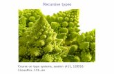 Type Systems 11 - Recursive Types