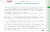 ABATEMENT OF POLLUTION - Ministry of Environment and Forests