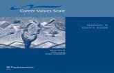 Career Values Scale Manual - Psychometrics Canada