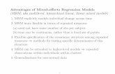 Advantages of Mixed-effects Regression Models (MRM; aka