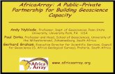 AfricaArray: A Public-Private Partnership for Building Geoscience
