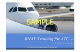RNAV Training for ATC - ICAO