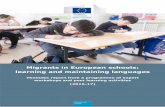 Migrants in European schools: learning and maintaining ...