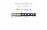 International Student Handbook - ACOT