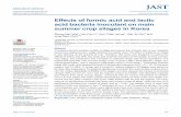 Effects of formic acid and lactic acid bacteria inoculant ...