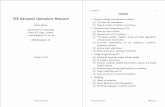 478 Advanced Operations Research - Department of Computing