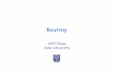 Routing - Duke University