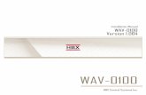 WAV-0100 Version 1.004 - HBX Control Systems Inc