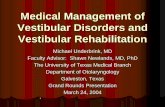 Medical Management of Vestibular Disorders and Vestibular