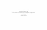 Essentials of Advanced Macroeconomic Theory - GUL