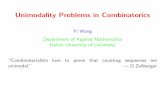 Unimodality Problems in Combinatorics