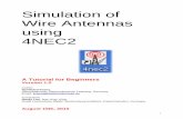 Simulation of Wire Antennas using 4NEC2 - QSL.net