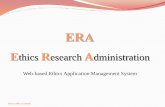 Web-based Ethics Application Management System