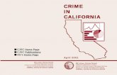 CRIME CRIMECRIME ININ CALIFORNIA