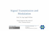 Signal Transmission and Modulation