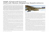 High Channel-Count Aircraft Noise Mapping Applications