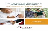 For People with Diabetes and High Blood Pressure: Get Checked for