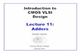 Lecture 11: Adders - CMOS VLSI Design