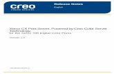 Xerox CX Print Server, Powered by CreoColor Server Technology,