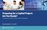 Preparing for a Capital Project: Are You Ready?