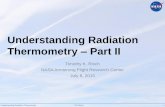 Understanding Radiation Thermometry