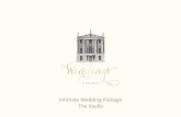 Intimate Wedding Package The Vaults