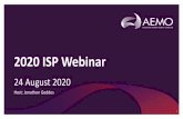 2020 ISP Webinar - AEMO