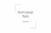 Neural Language Models - unipi.it