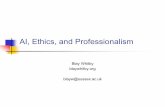 AI, Ethics, and Professionalism