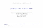 GRADUATE HANDBOOK BioRenewable Systems (BRS)