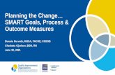 Planning the Change… SMART Goals, Process & Outcome Measures