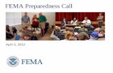 FEMA Preparedness Call
