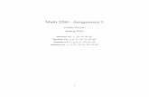 Math 2280 - Assignment 1