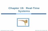 Chapter 19: Real-Time Systems - Operating System Concepts