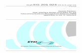 EG 201 024 - V1.1.1 - Human Factors; User interface design - ETSI