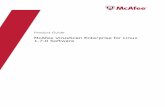 VirusScan Enterprise for Linux 1.7 Product Guide - McAfee