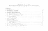 IEOR 269, Spring 2010 Integer Programming and Combinatorial Optimization