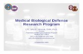 Medical Biological Defense Research Program - Princeton University