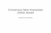Consensus New Keynesian Consensus New Keynesian DSGE Model